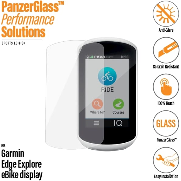 Panzglass Garmin Explore Screen Protector ist anti -reflektiv