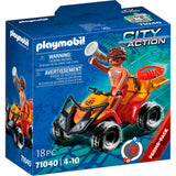 PlayMobil Stad Action Lifguard Quad 71040