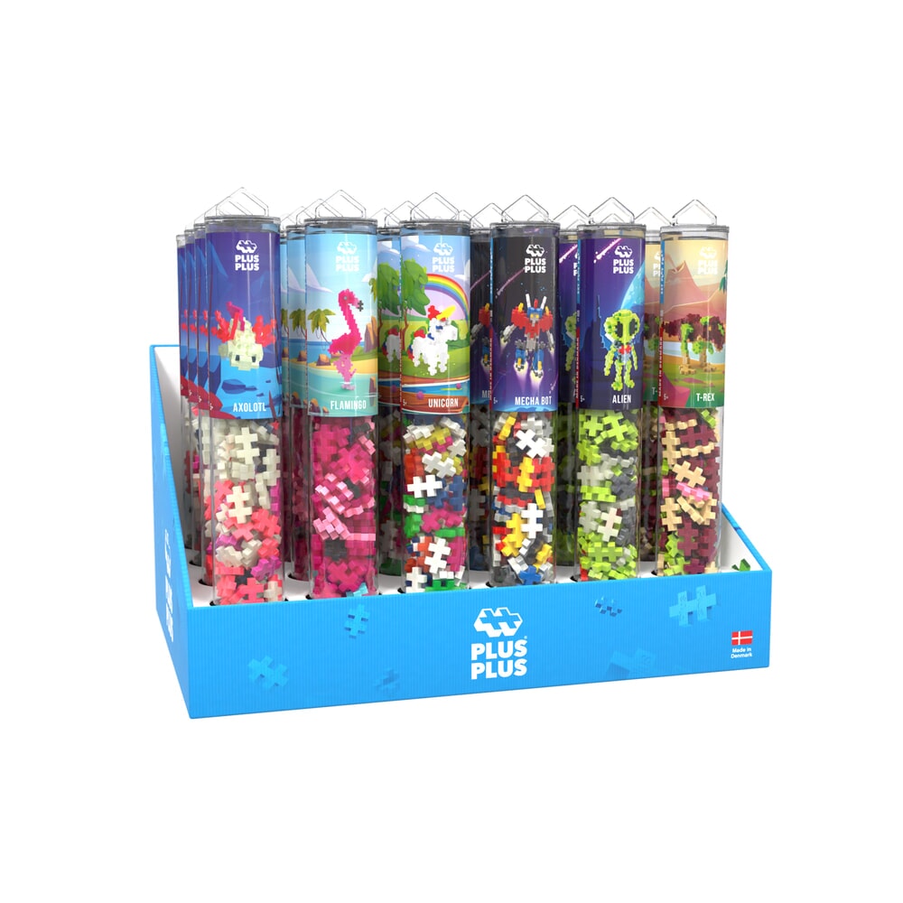 Plus Plus Plus-Plus Mixed Characters 100 pcs 3 Display Boxes 24 pcs (7525)