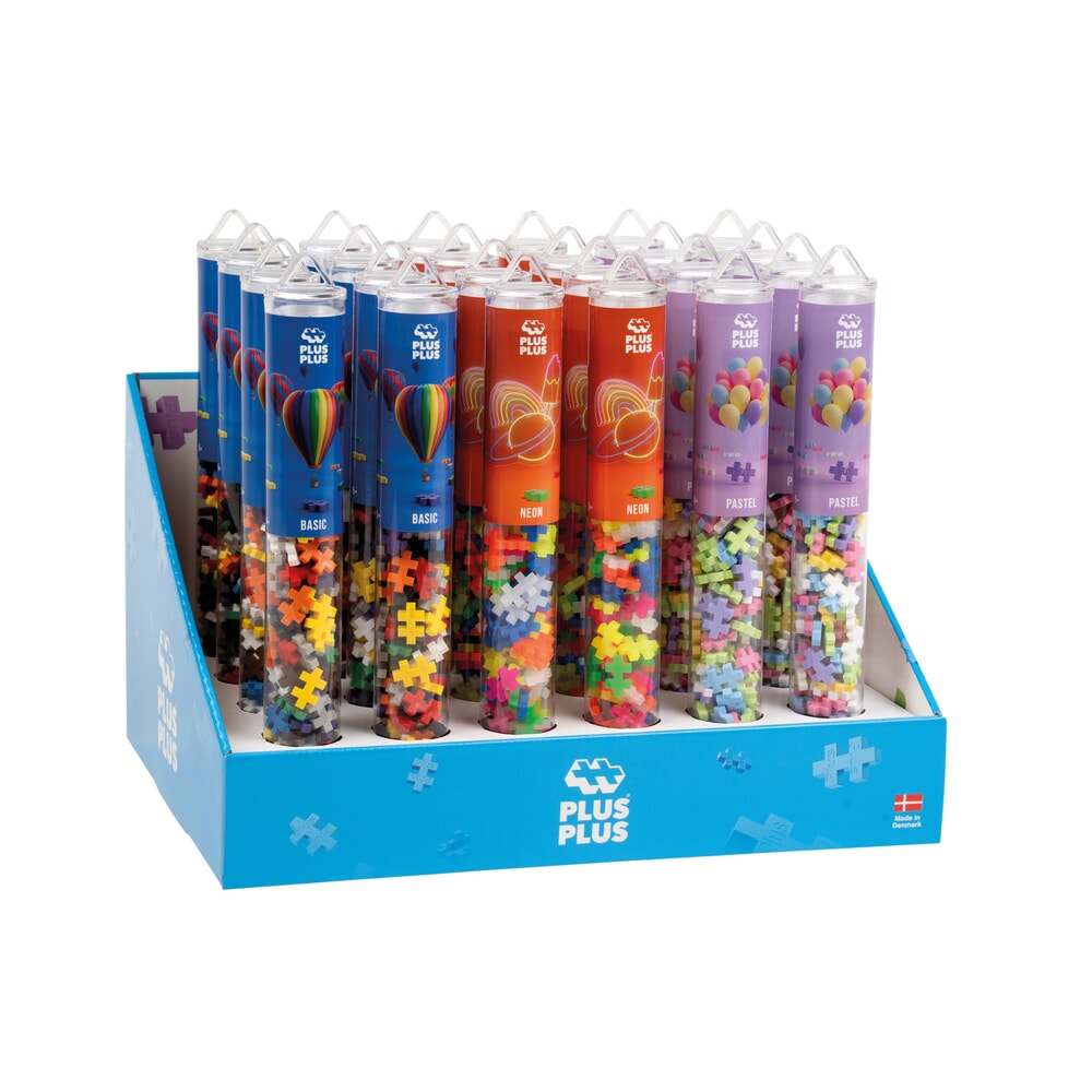 Plus plus klassesch Faarfmix: 24 Tubes Plus-Plus Display (7233)