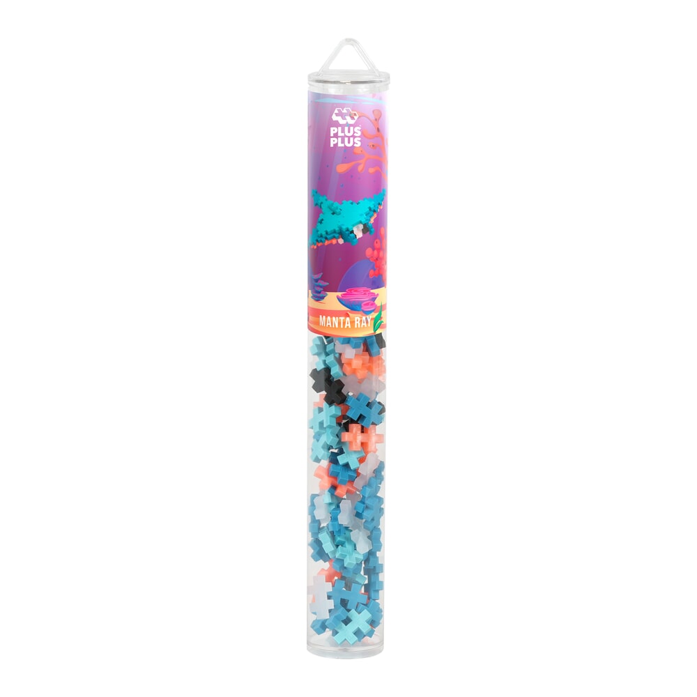 Plus plus plus-plus manta ray: 100 pieces tube (4326)