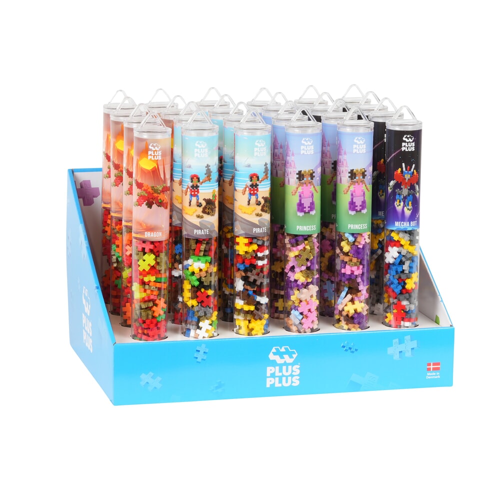 Plus plus tecken 2: 24 delar rör plus-plus display (7286)