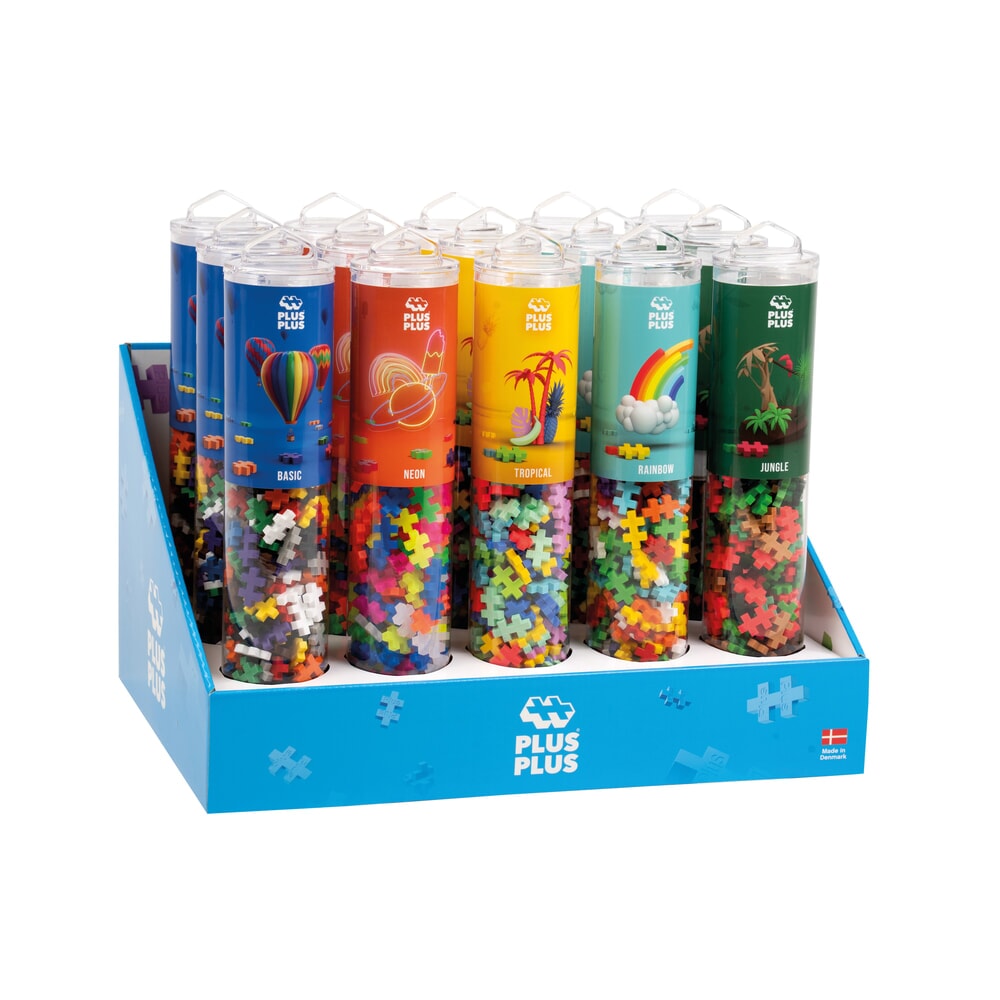 Plus plus plus-plus 240 pieces. color tubes: 15 pieces (7281)