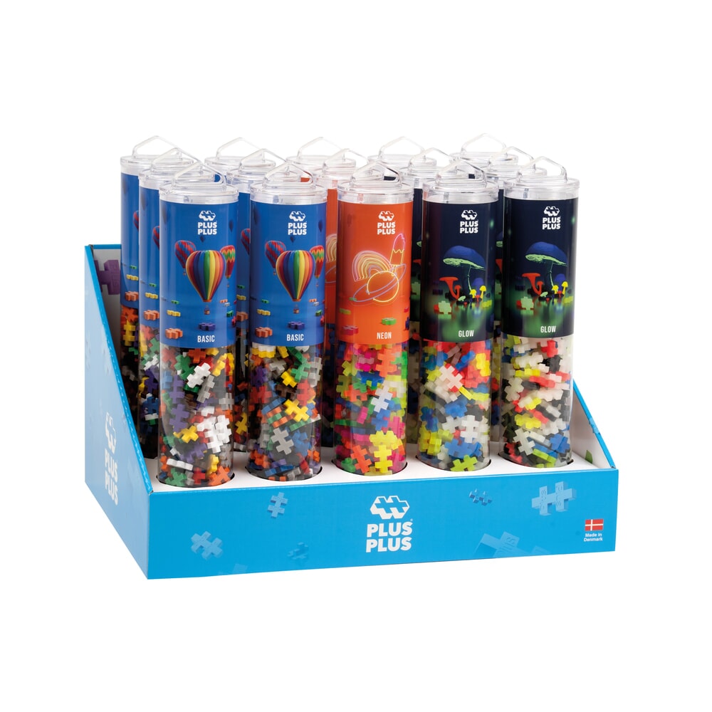 Plus plus plus-plus 240 pieces. glow in the dark: 15 pieces (7419)