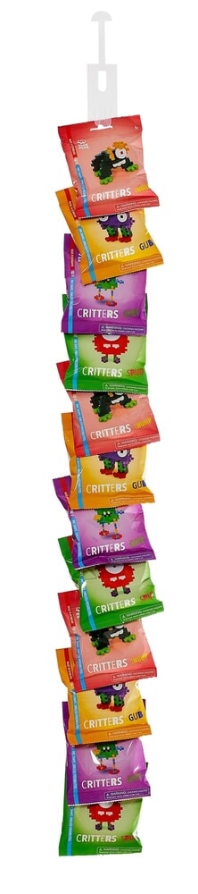 Plus plus plus-plus Critters Clip Sträif: 2x12 Stécker. (7297)