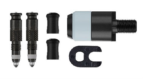 Schwalbe Clik Valve SV-SCV conversion kit per 2 pieces with pump head adapter