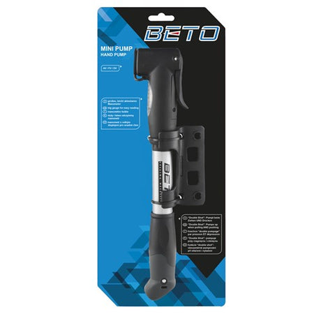 Bicykel čerpadlo Mini dvojitá hlava hliník 8,5 baru