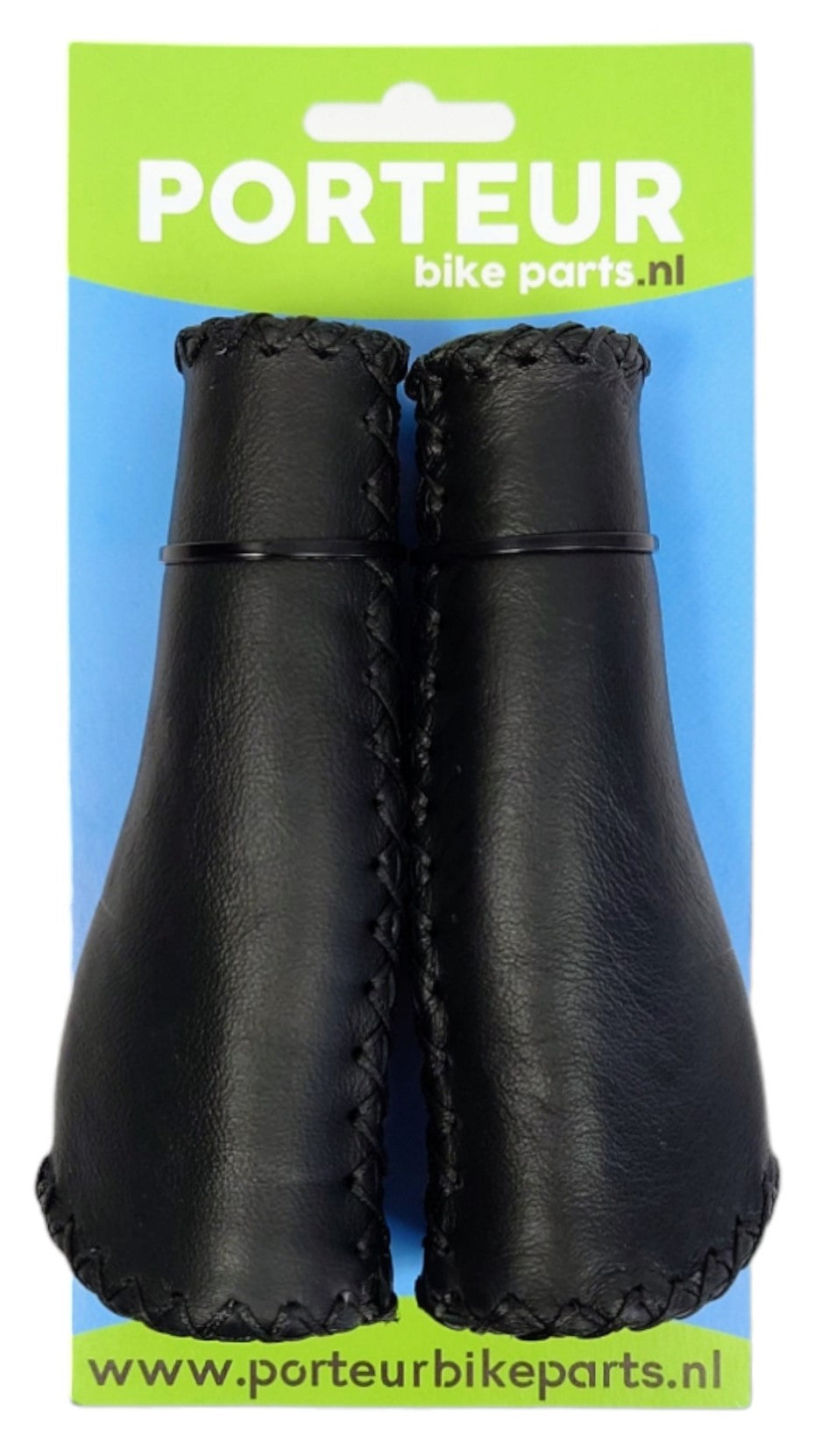 Porteur handles leather wing black