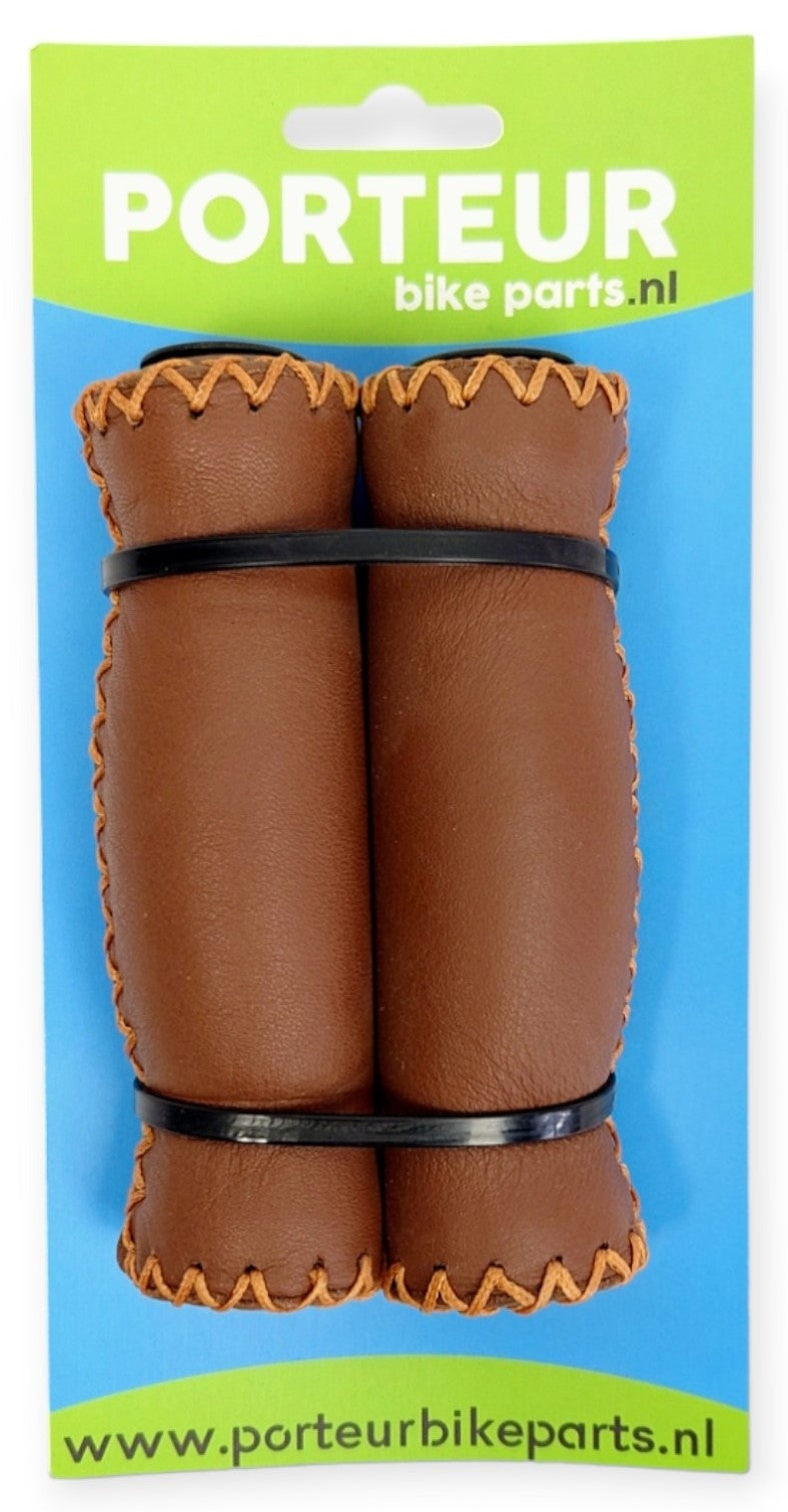 Porteur handles leather brown