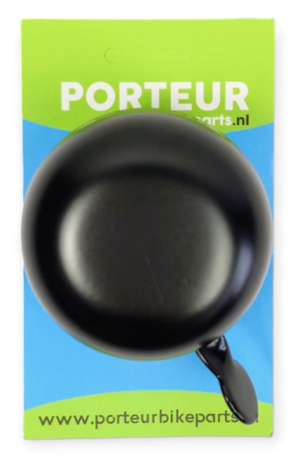 Porteur bel ding dong groot matt black