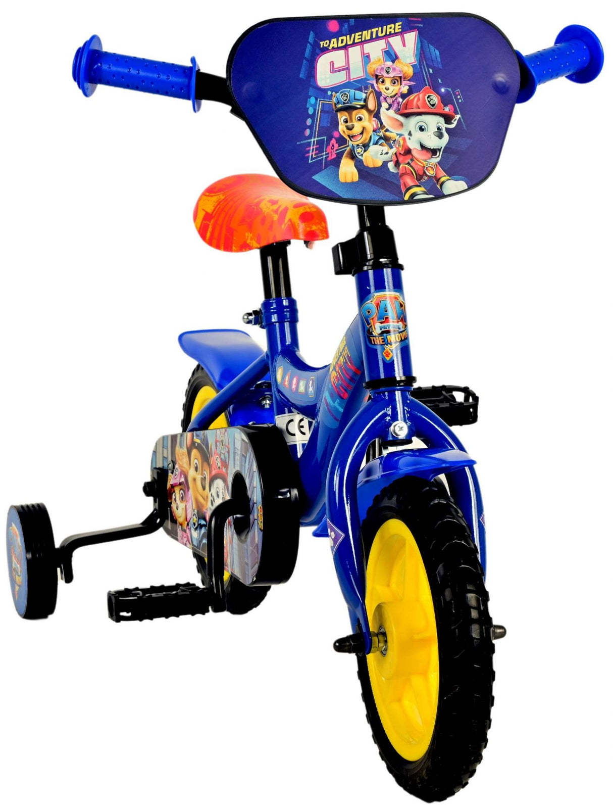 Paw Patrol The Movie Children's Bike Boys 10 pulgadas Blue Puleando