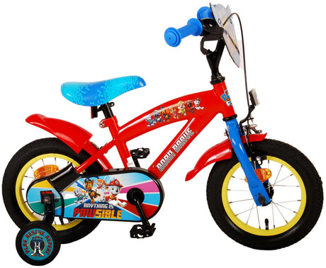 Nickelodeon Kinderfiets Jongens 12 inch Rood Blauw