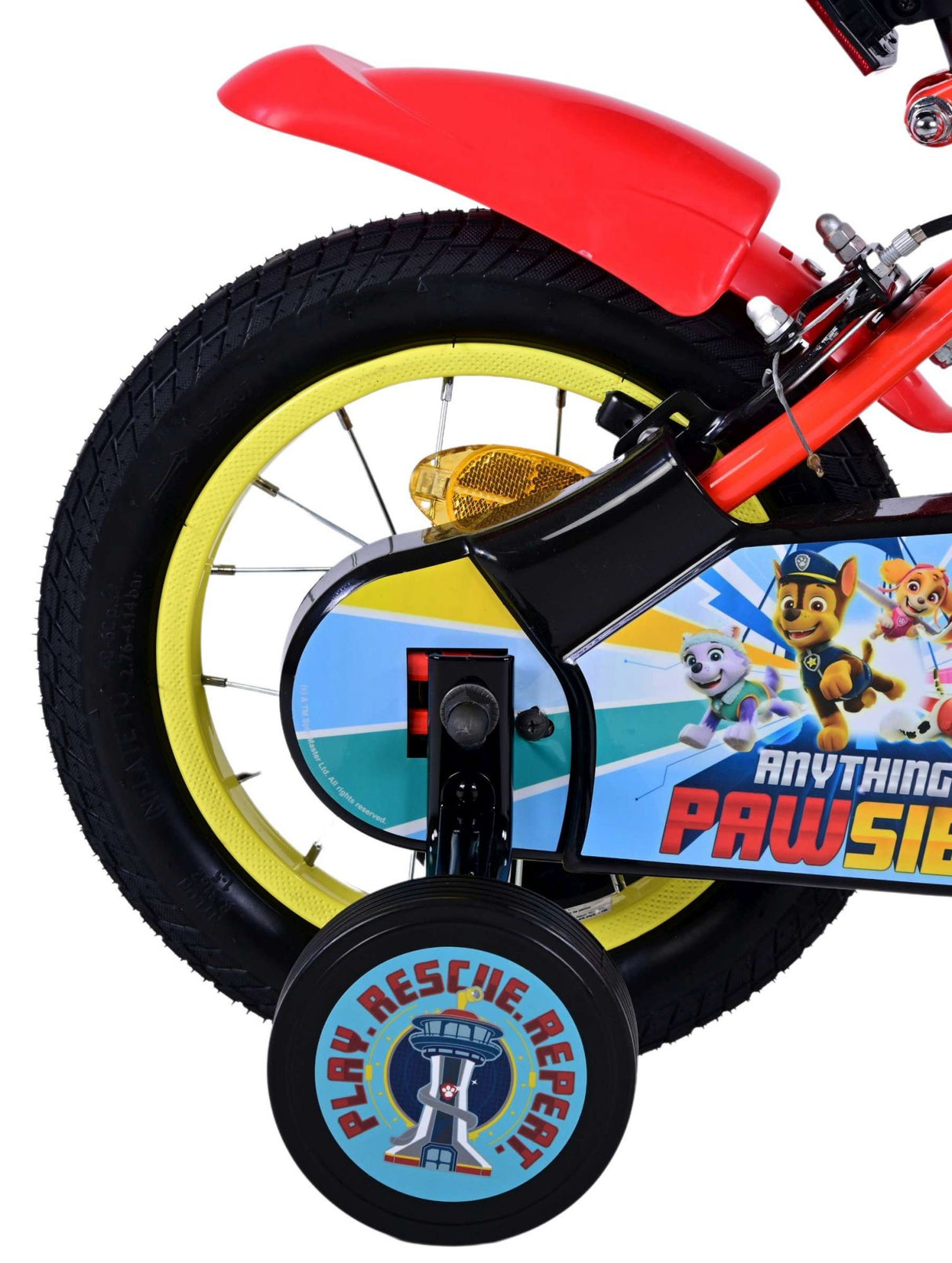 Paw Patrol Children's Bike Boys 12 palců dvě ruční brzdy