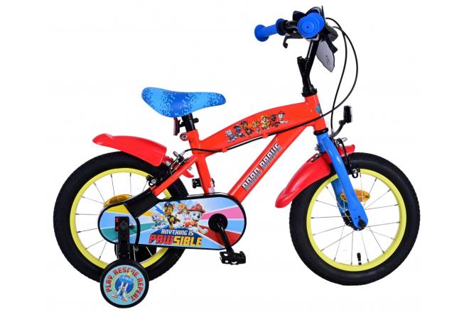 Paw Patrol Children's Bike Boys 14 tum Tvåhandbromsar