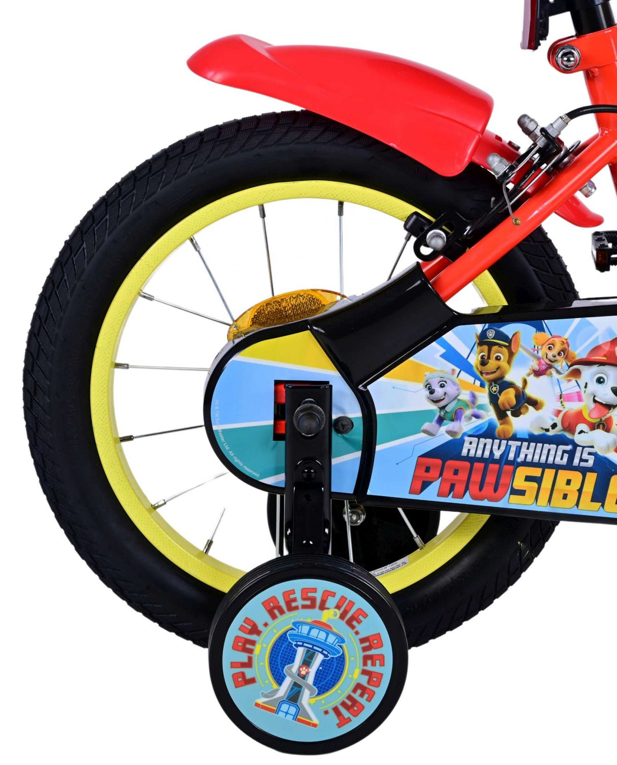 PAW PATROL CHILD'S BOKE BOYS 14 pouces deux main freins