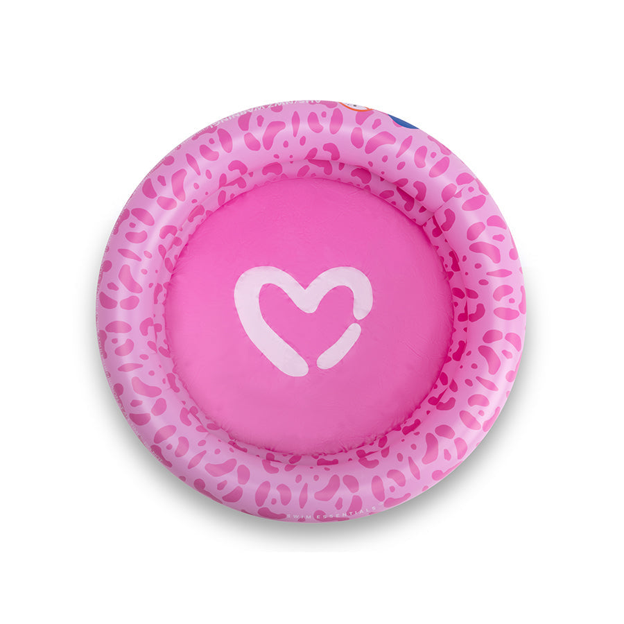 Leopard | pink swimming pool ø 60 cm