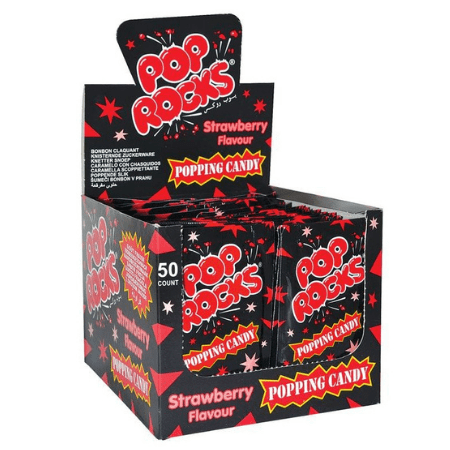 Zeta pop rocks strawberry (50 stuks)