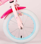 Disney Princess Children's Bike Girls 14 pouces rose deux freins à deux mains