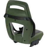 Qibbel Tylne siedzenie Junior 6+ Footrest + Pas Army Green Black