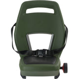 Qibbel Tylne siedzenie Junior 6+ Footrest + Pas Army Green Black