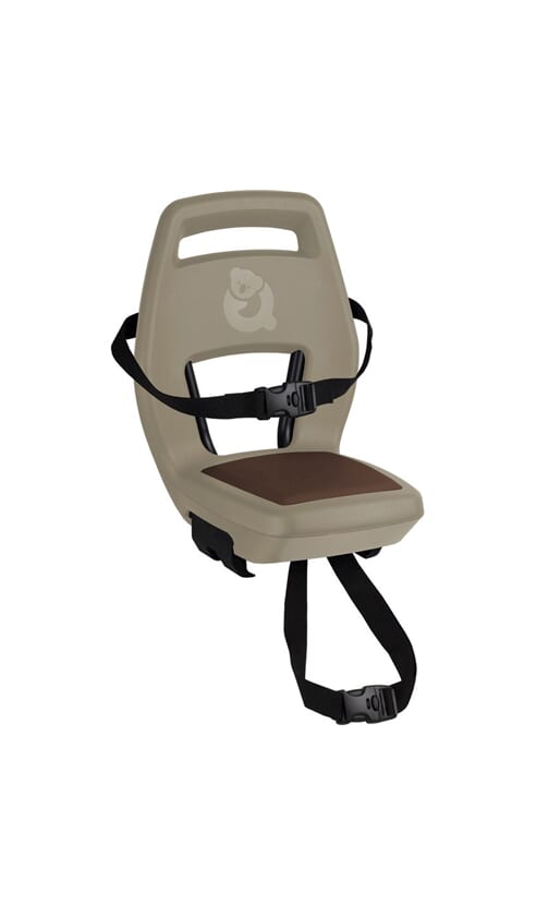 Qibbel Q345 rear seat 6+ junior with footrests and protective plates cappuccino brown