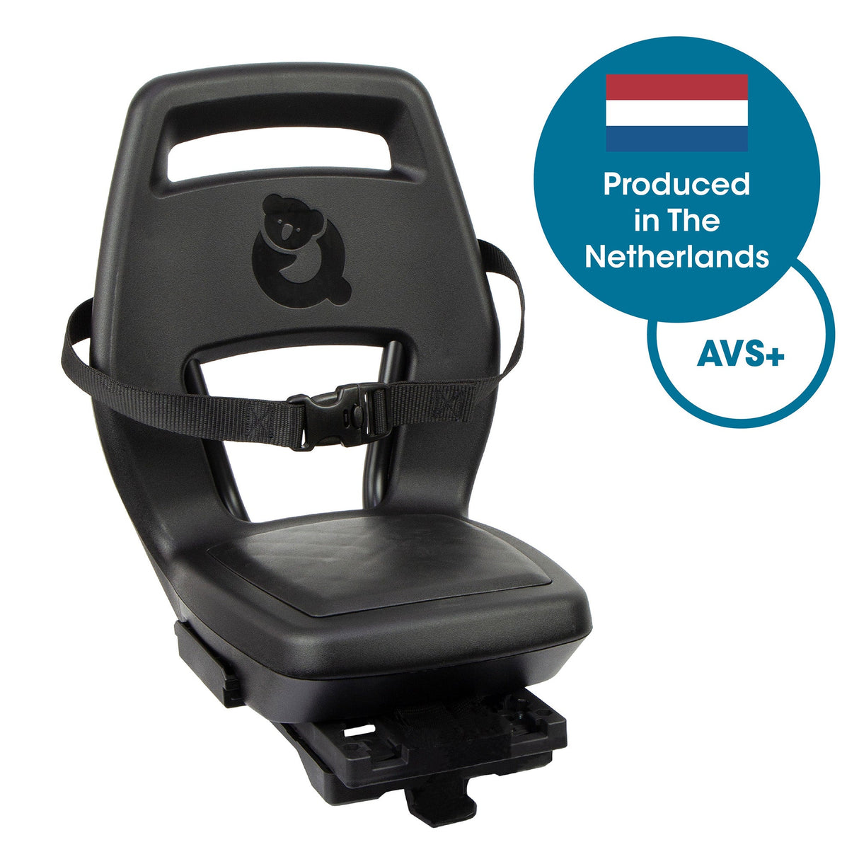 Qibbel Rücksitz Junior 6+ AVS+ schwarz