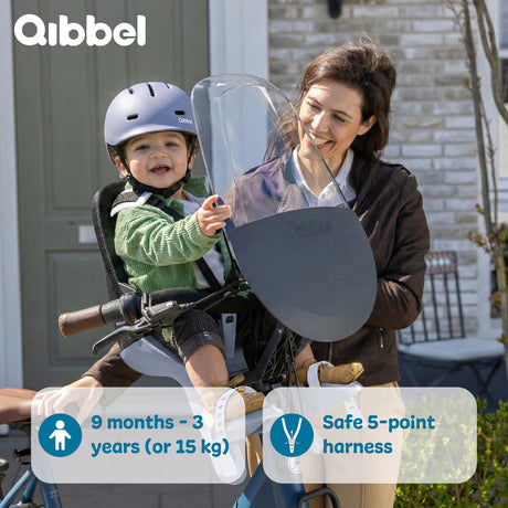Qibbel voorzitje air lichtgrijs