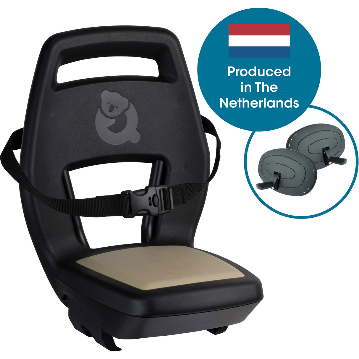 Qibbel rear seat junior 6+ luggage carrier khaki