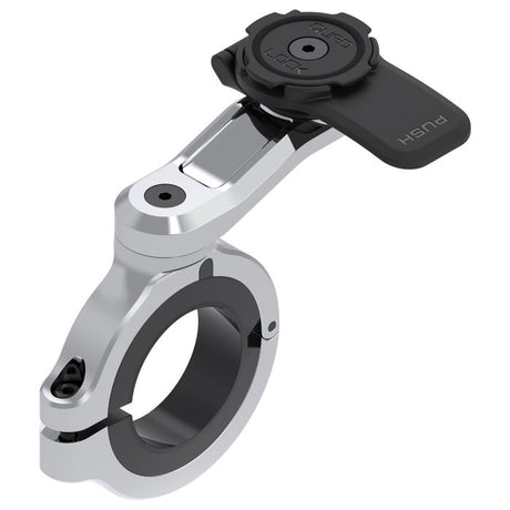 Držák na řídítka motocyklu Quad lock pro velký - chrom