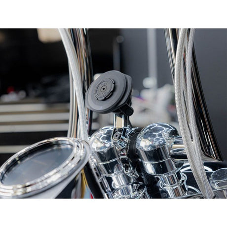 Držák na řídítka motocyklu Quad lock pro velký - chrom