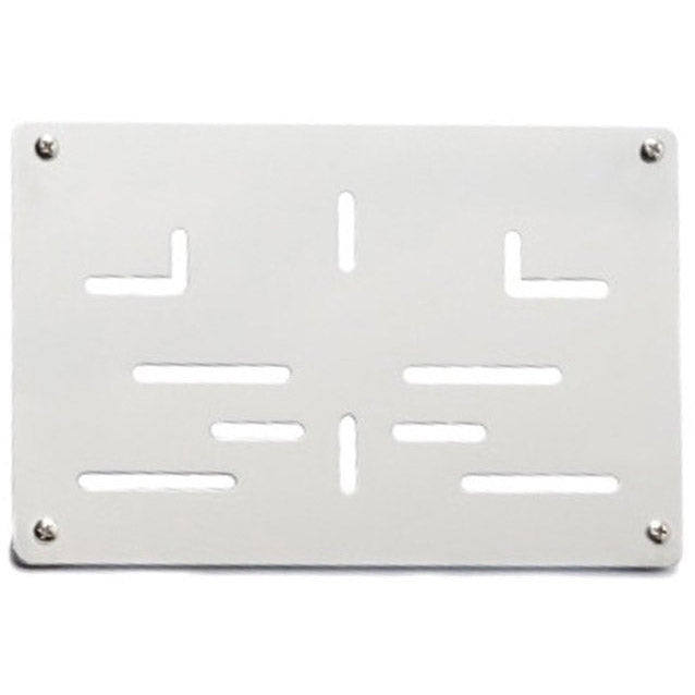 License plate holder 210x140 aluminum motorcycle silver