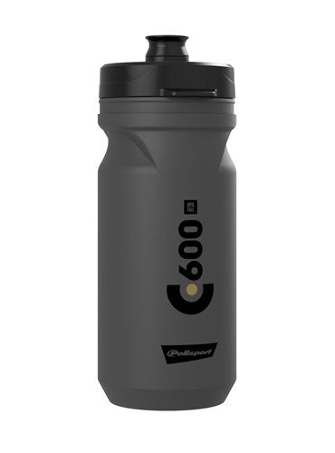 Polisport Water Bottle 600ml Grey Black