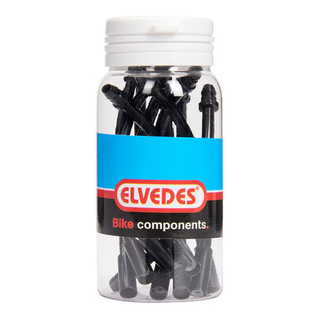 Elvedes V-Brems Kabel Bend 90 5mm Edelstol schwaarz (10x) elv2018061