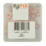 BOFIX BOX A 50 Carter Rings Red Head 6x10x1 Kobber