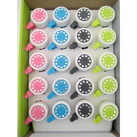 Widek bel bling-bling white and color assorted