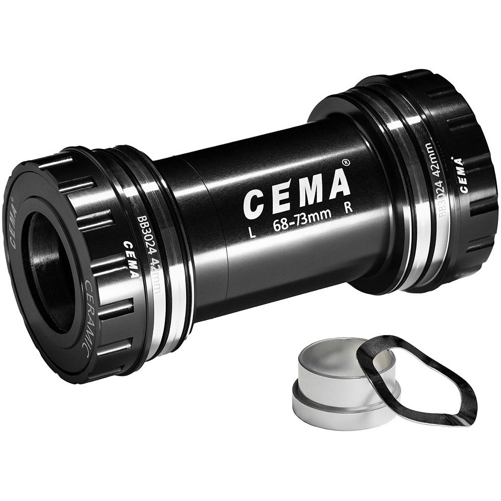 CEMA Bottom Bracket BB30 Interlock SRAM GXP-Ceramic-Black