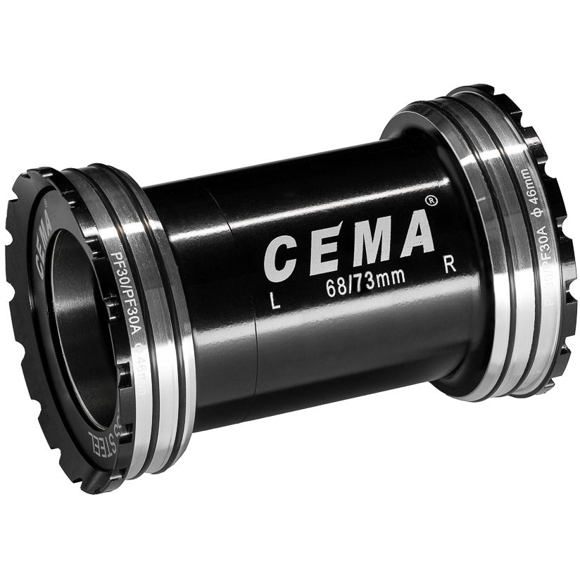 CEMA Bottom Bracket PF30 Interlock BB30 PF30-Ceramic-Black