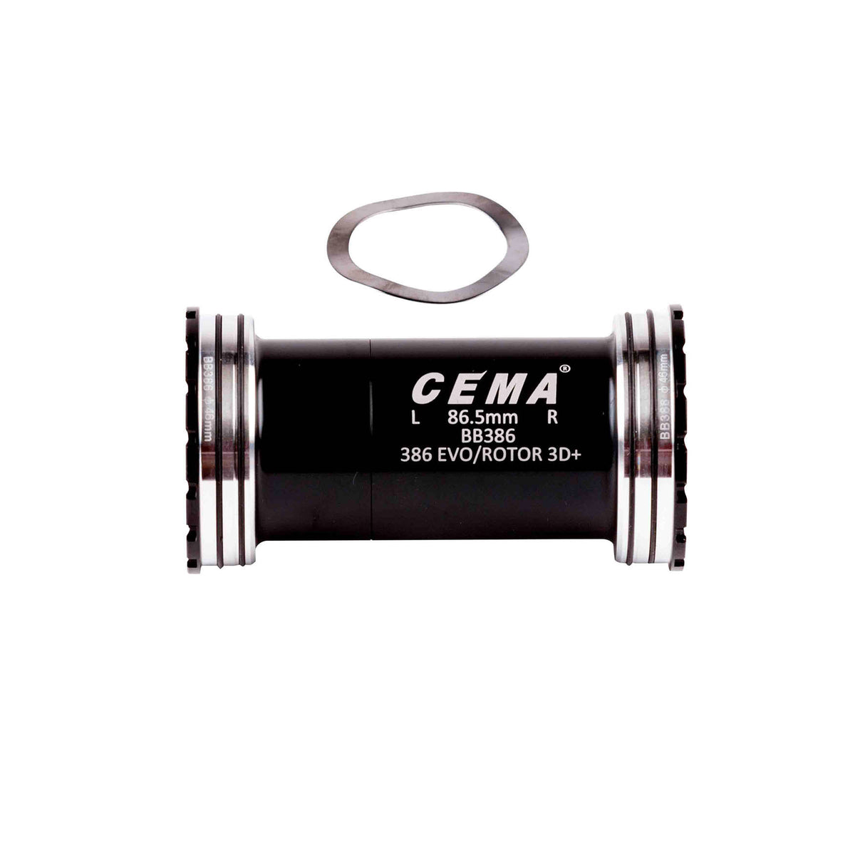 Cema Bracketas BB386 Interlock FSA386 Rotor3d+(30 mm) Ker-Zwart