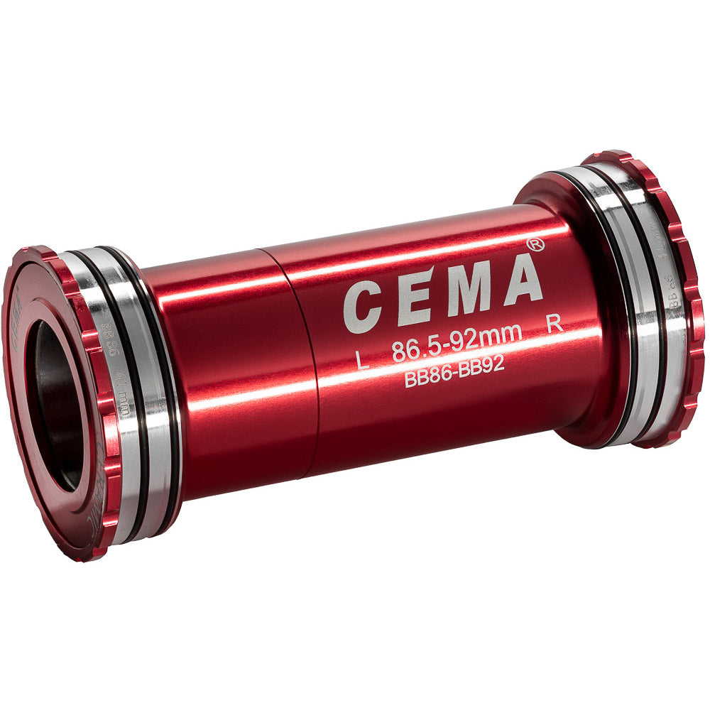 CEMA BRACKETAS BB86-BB92 INT. Shimano-keramic-rød