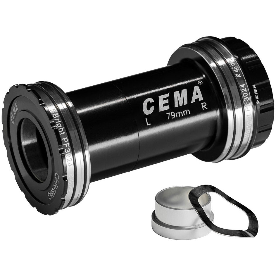 Cema Bracketas BBright46 SRAM GXP-RVS-Zwart