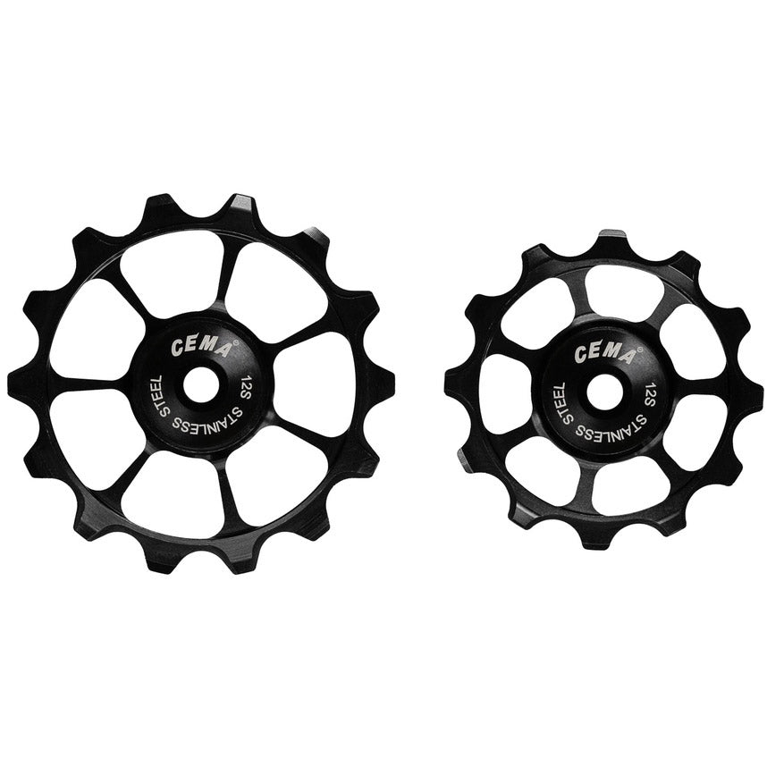 Cema Deraaleur Swies Edelstahl SRAM AXS 12V Schwarz