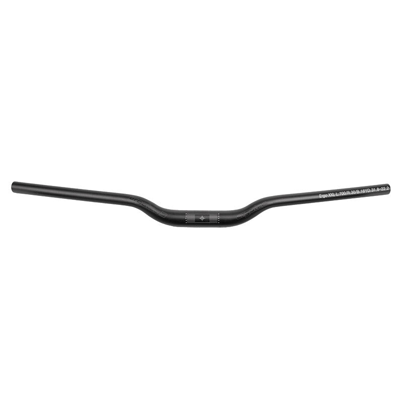 Ergotec-Lenker Ergo S 31,8 620 mm mattschwarz