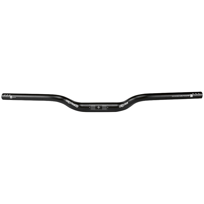 Ergotec Stuur M-Bar 31,8 700mm rise 39mm SL6 mat zwart