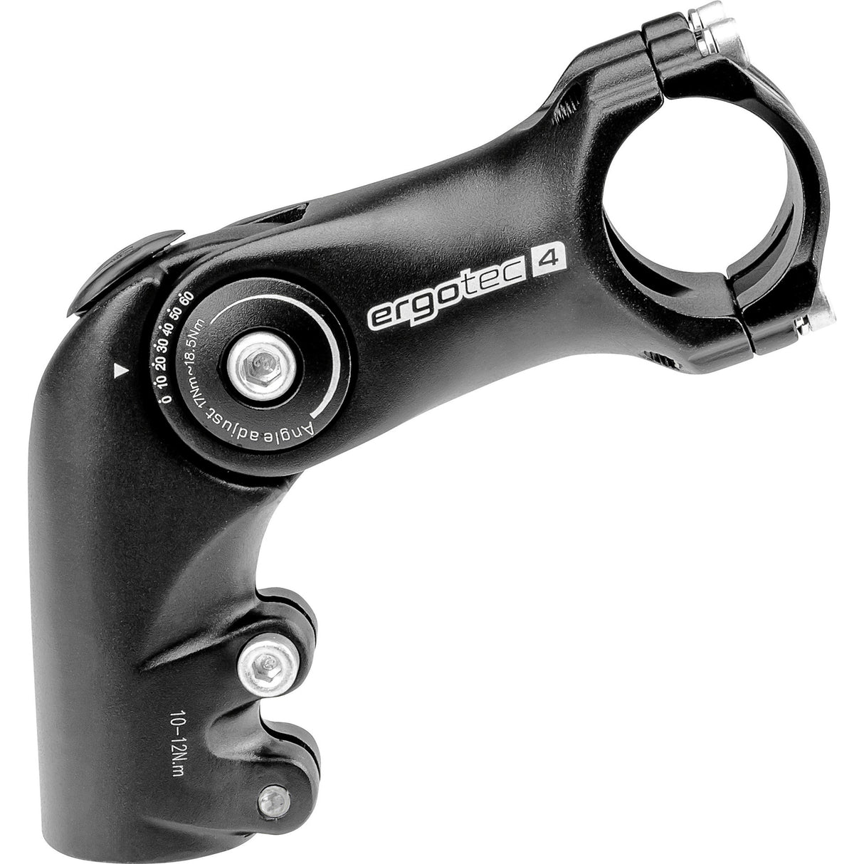 Stem Adjustable Ergotec Octopus A-Head 50 31.8 Black