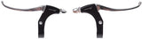 Saccon Set vu Bremshebelen V Gripshift l+r schwaarz Aluminium