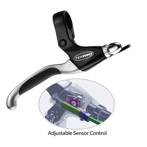 Tektro EL550FR-RS -jarrukahva asetettu M Exit Switch SW SATIN