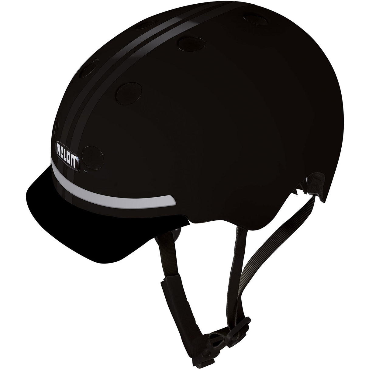 Melon Helmet with lighting e-series Black Ice M-L