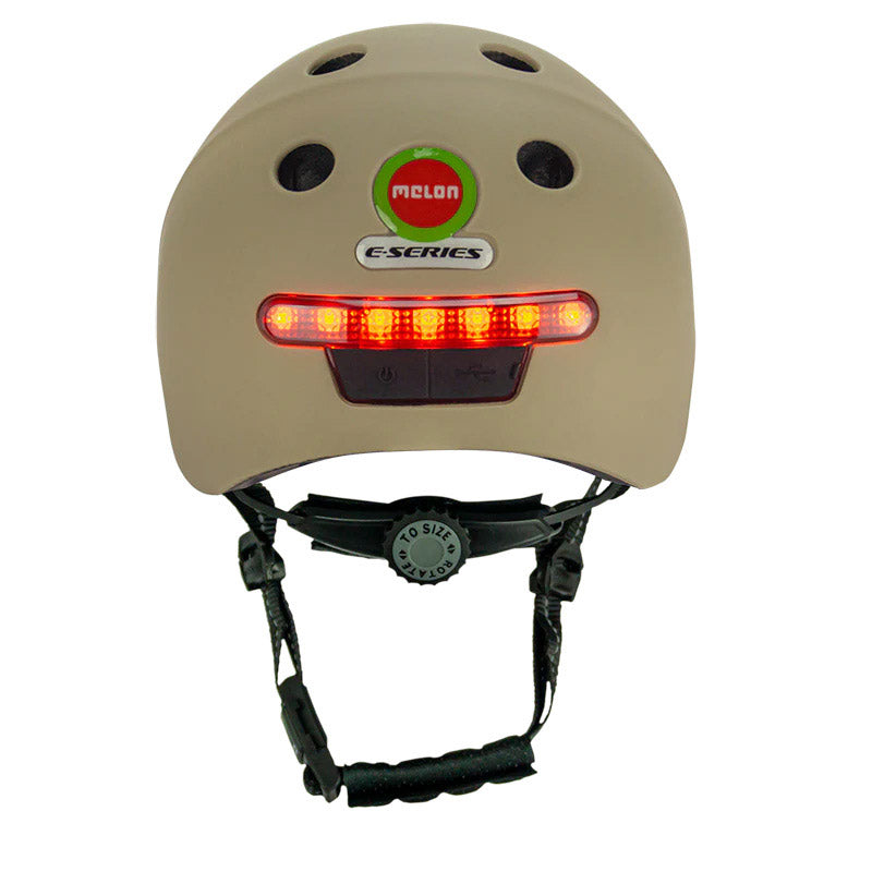 Melon helmet with lighting e-series moonlight ml