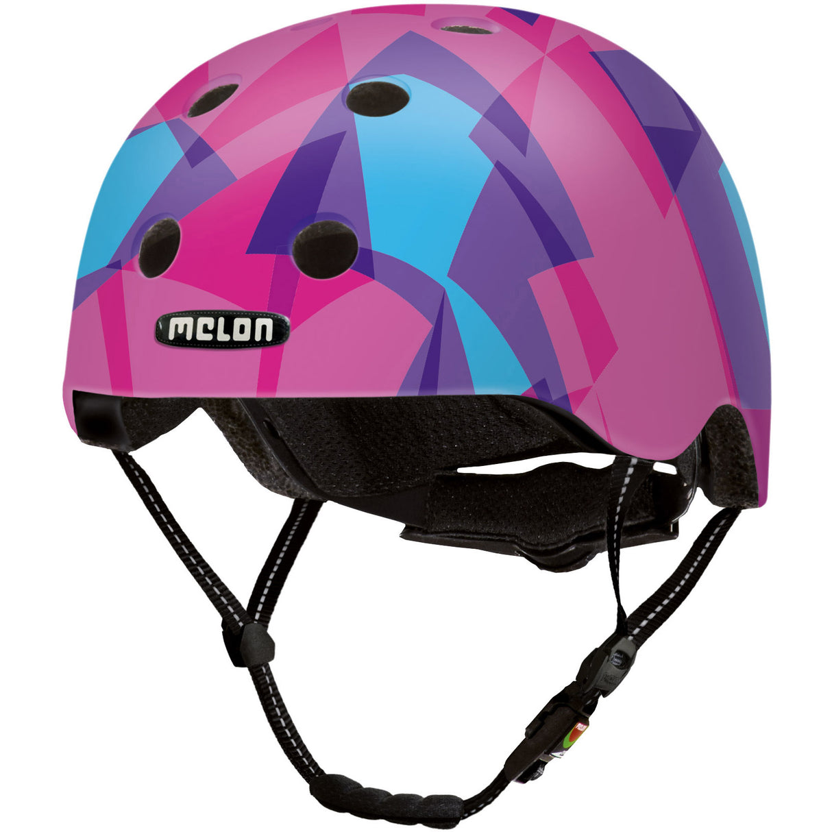 Melon Urban Active Bicycle Casco Pink Bluew Tamaño 46 52 cm