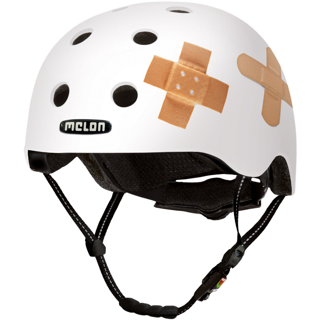 Melon Helm Urban Active pusset hvit m-l